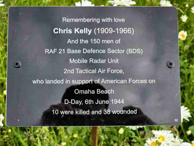 Commemorative plaque number 52: Chris Kelly